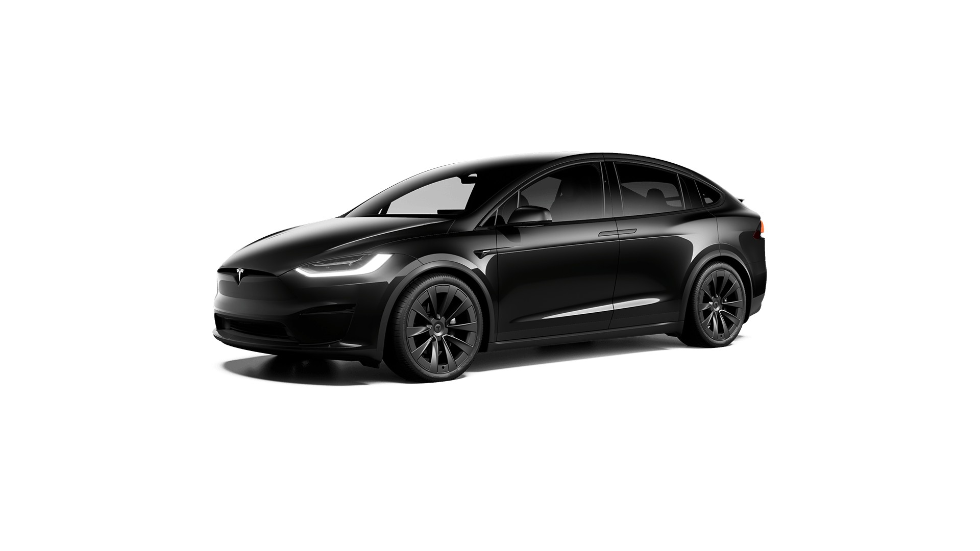 Schwarzes Tesla ModelX