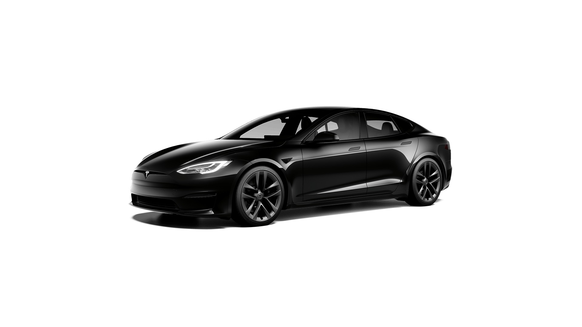 Schwarzes Tesla  Model S