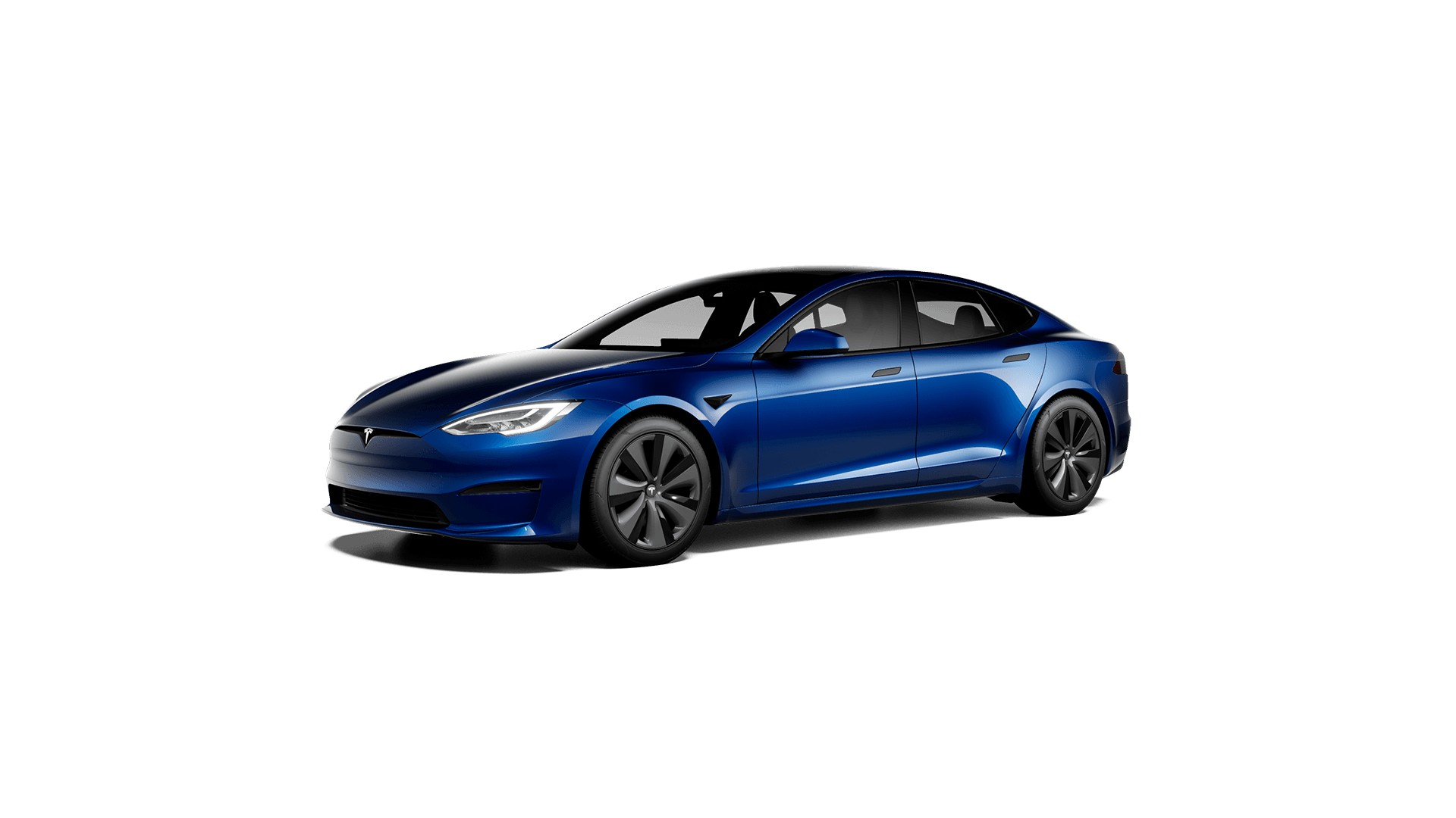 Blaues Tesla  Model S