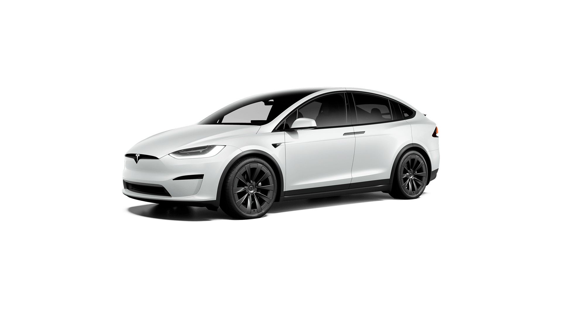Weißes Tesla ModelX